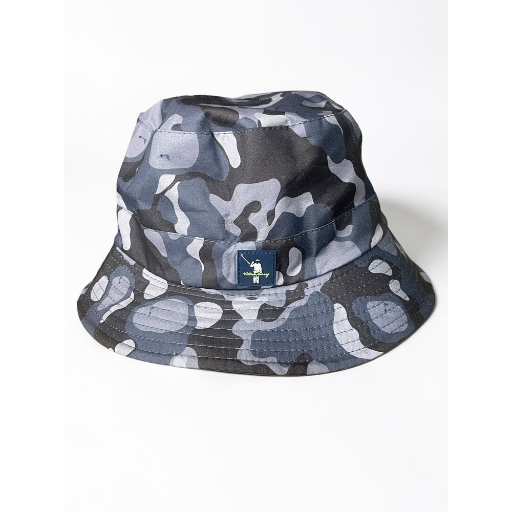 William Murray Golf Camo Carl Bucket Hat Blue Grey Camouflage M/L/XL NWT